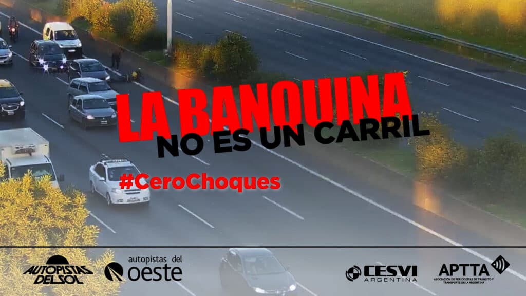 La banquina no es un carril de circulación